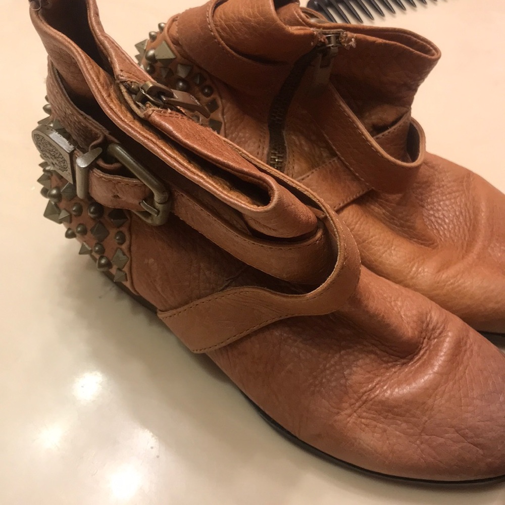 Studded tan, Vince Camuto boots